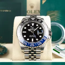 FULL SET BATGIRL ROLEX GMT-MASTER II ON JUBILEE BRACELET 126710BLNR
