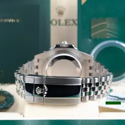 Full Set Batgirl Rolex GMT-Master II on Jubilee Bracelet 126710BLNR