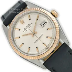 ROLEX OYSTER PERPETUAL DATEJUST REF.1601 1970 STEEL & PINK GOLD