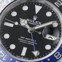 ROLEX GMT MASTER II 126710BLNR BLACK 3 ROW OYSTER BRACELET RANDOM NUMBER SEC...