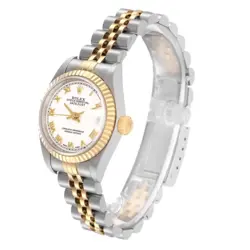 ROLEX DATEJUST STEEL YELLOW GOLD ROMAN DIAL LADIES WATCH 79173
