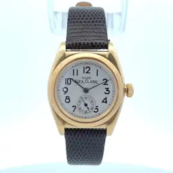 ROLEX ALEX CLARK 18K YELLOW GOLD WHITE DIAL MODERN CROWN 3130