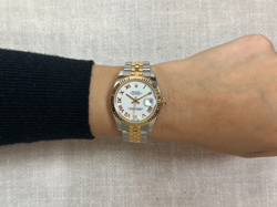 YELLOW GOLD/STEEL WHITE