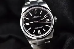 2025 ROLEX OYSTER PERPETUAL 41 BLACK DIAL STAINLESS STEEL 124300 FULL SET