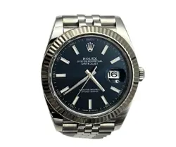 ROLEX 126334 DATEJUST 41MM BLUE STICK DIAL JUBILEE