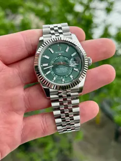 2025 ROLEX SKY DWELLER 336934 GREEN JUBILEE W/ BOX & PAPERS