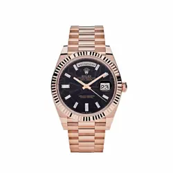 ROLEX DAY-DATE 228235 ROSE GOLD EISENKIESEL DIAMOND DIAL