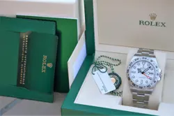 ROLEX 226570 EXPLORER II WHITE DIAL POLAR NIB