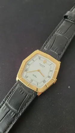 ROLEX CELLINI 4170 18K YG WITH BUCKLE