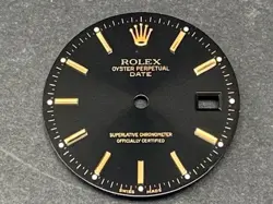 ROLEX OYSTER PUPPET DATE 15200 BLACK DIAL GLOSSY USED (TR24049) FREE