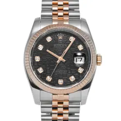 ROLEX DATEJUST 116231 BLACK/DIAMOND 661663