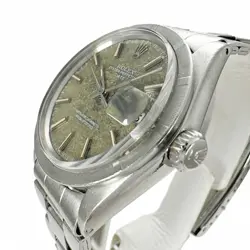 ROLEX OYSTER PERPETUAL DATE 1501 SILVER DIAL SS STAINLESS STEEL AUTOMATIC MEN'S