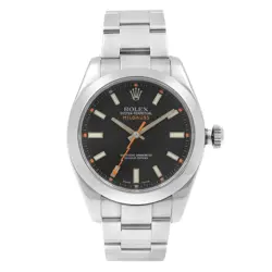ROLEX MILGAUSS 40MM STEEL BLACK DIAL AUTOMATIC MEN'S WATCH 116400
