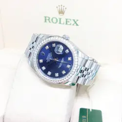 ROLEX 36MM BLUE DIAMONDS DATEJUST 116244 (2013)