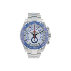 Rolex Yacht-Master II with Card 44mm Steel White Dial Blue Ceramic Oyster 116680