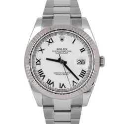 41MM WHITE STEEL
