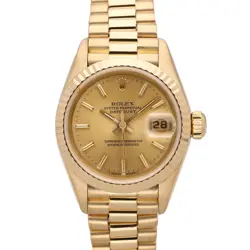 ROLEX DATEJUST 69178 18K GOLD LADIES 26 MM 1994,