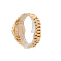 Rolex Datejust 31mm 18KY Gold Champagne Diamond Dial Bezel President Band 68278