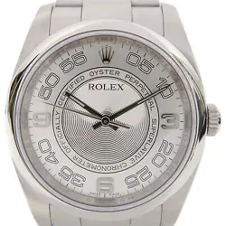 ROLEX OYSTER PERPETUAL AUTOMATIC WATCH 116000 STAINLESS STEEL SILVER