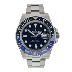 NEW ROLEX GMT-MASTER STEEL BLACK DIAL 40MM AUTOMATIC MENS WATCH 126710BLNR