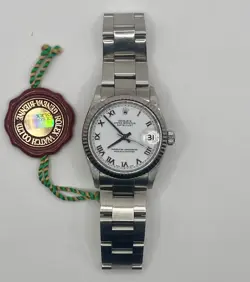 ROLEX DATEJUST 31 REF.78274 STAINLESS STEEL AND 18K WHITE GOLD BEZEL