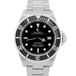 MINT ROLEX SEA-DWELLER 40MM BLACK OYSTER NO-HOLES STAINLESS STEEL WATCH 16600
