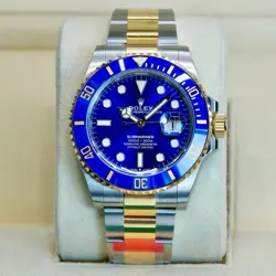 ROLEX SUBMARINER 126613LB SILVER AND GOLD WITH BLUE BEZEL 2025 NEW UNWORN