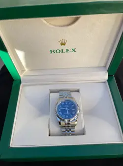 [BRAND NEW] ROLEX OYSTER PERPETUAL DATEJUST BLUE DIAL (WITH BOX & CERTIFICATES)