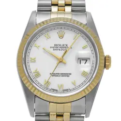 ROLEX DATEJUST 16233 W NUMBER (MANUFACTURED AROUND 1996) MEN'S WATCH G0403