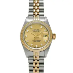 ROLEX DATEJUST 69173G CHAMPAGNE/DIAMOND 659524