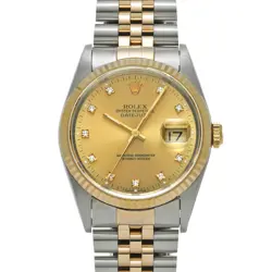 ROLEX DATEJUST 16233G CHAMPAGNE/DIAMOND 661514