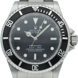ROLEX SUBMARINER CHRONOMETER 14060M(V) STAINLESS STEEL MENSWATCH BLACK USED