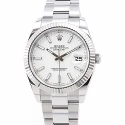 ROLEX DATEJUST 41 SS/K18WG RANDOM SERIAL ROULETTE 126334 FROM JAPAN W0403