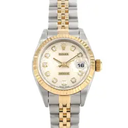 AUTHENTIC ROLEX DATEJUST 69173G SSXYG AUTOMATIC #W  #270-004-007-7250