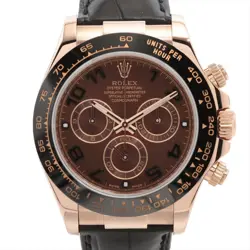 ROLEX COSMOGRAPH DAYTONA 116515LN PG & RUBBER AT CHOCOLATE-FACE