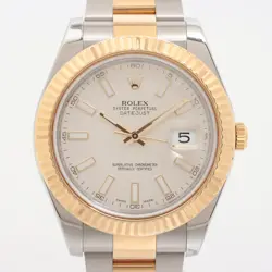 ROLEX DATEJUST 116333 SS×YG AT WHITE DIAL