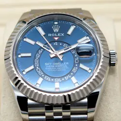 ROLEX 336934 SKYDWELLER WITH BLUE DIAL ON JUBILEE