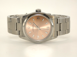 ROLEX OYSTER PERPETUAL 31MM PINK DIAL OYSTER BRACELET (77080)