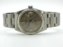 ROLEX 1601 DATEJUST MEN'S STAINLESS STEEL WATCH WITH CUSTOM TIFFANY STAMPED DIAL