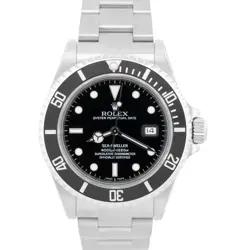 NEW STICKERED ROLEX SEA-DWELLER 16600 40MM BLACK OYSTER NOS STEEL WATCH BOX