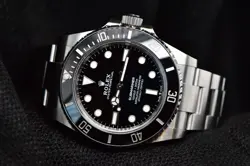 2024 ROLEX SUBMARINER 41 NO DATE BLACK CERAMIC STAINLESS STEEL 124060 FULL SET