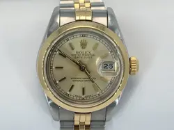 ROLEX 18K STAINLESS STEEL 69163 DATEJUST 28MM  WATCH (AP1137834)