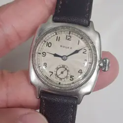 Vintage RARE 1925 Rolex Oyster Prima Ref 2081 Men's 32mm Military Watch