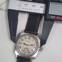 Vintage RARE 1925 Rolex Oyster Prima Ref 2081 Men's 32mm Military Watch