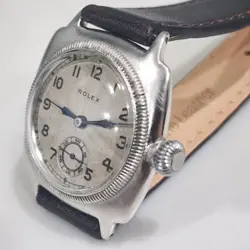 Vintage RARE 1925 Rolex Oyster Prima Ref 2081 Men's 32mm Military Watch