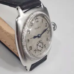 Vintage RARE 1925 Rolex Oyster Prima Ref 2081 Men's 32mm Military Watch