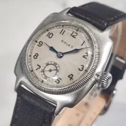 Vintage RARE 1925 Rolex Oyster Prima Ref 2081 Men's 32mm Military Watch