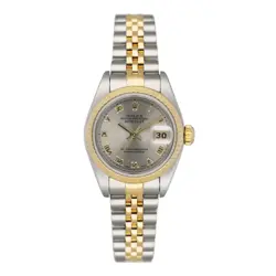 ROLEX DATEJUST 79173 SILVER DIAL LADIES WATCH