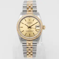 ROLEX DATEJUST 31 68273 STEEL & GOLD WRISTWATCH - CHAMPAGNE, JUBILEE - PRE-OWNED