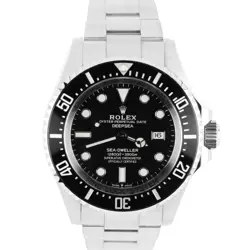 ROLEX SEA-DWELLER DEEPSEA PAPERS STAINLESS STEEL BLACK 44MM 126660 WATCH BOX